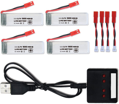 NCM 充電式リチウム イオン ポリマー バッテリー パック 3.7V 500mAh リポ バッテリー