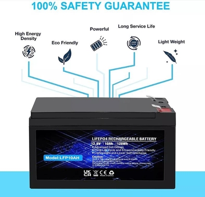 LiFePO4 充電式電池で造られる 12.8V 10Ah リン酸リチウム電池