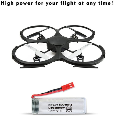 NCM 充電式リチウム イオン ポリマー バッテリー パック 3.7V 500mAh リポ バッテリー