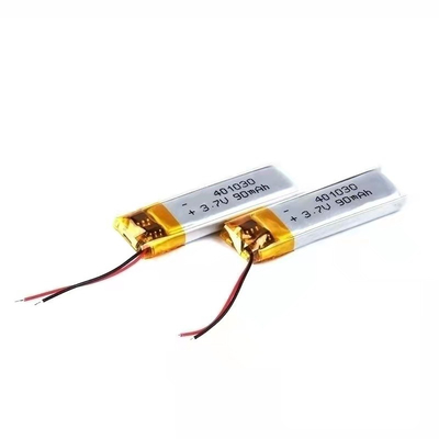 1S1P リチウム ポリマー電池 90mAh 3.7v 長方形のリチウム イオン電池