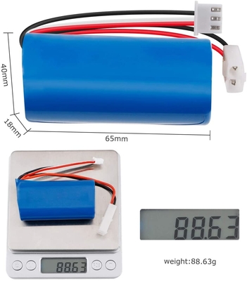 再充電可能な 1300mah 李イオン電池 NCM 7.4V リチウム イオン電池のパック UN