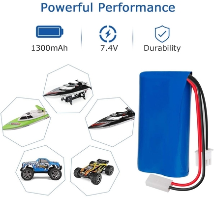 再充電可能な 1300mah 李イオン電池 NCM 7.4V リチウム イオン電池のパック UN