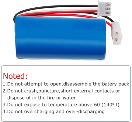 再充電可能な 1300mah 李イオン電池 NCM 7.4V リチウム イオン電池のパック UN