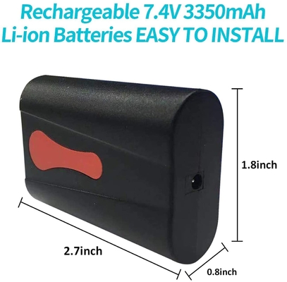 8Ah 携帯用李イオン電池 3350mAh 7.4v スマートなリチウム電池のパック